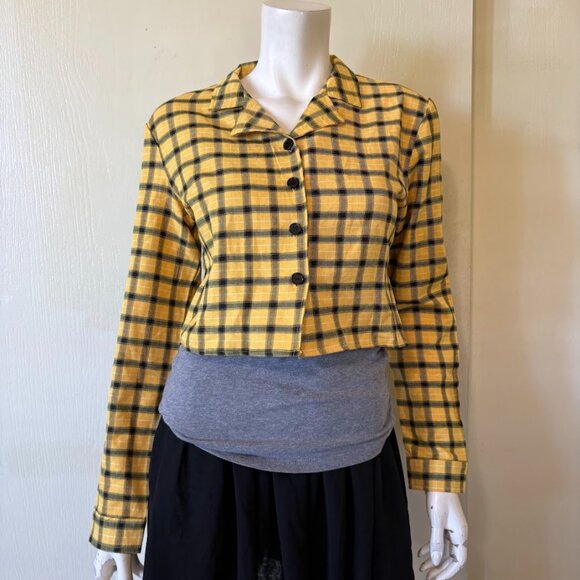 Dollskill Trick n' Treatz Plaid Jacket Medium - Picture 1 of 4